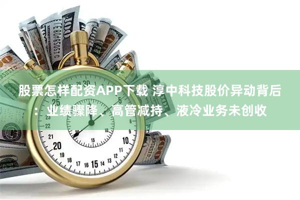 股票怎样配资APP下载 淳中科技股价异动背后：业绩骤降、高管减持、液冷业务未创收